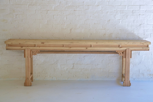015 Console - Long wooden console